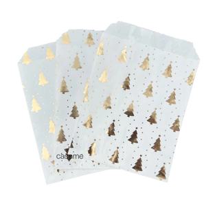 50pcs 로즈 골드 실버 캔디 뷔페 가방 폴카 도트 스타 쉐브론 스트라이프 쿠키 음식 팩 가방 어린이 생일 파티 치료 호의 가방