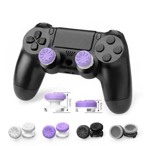 PS4 게임 컨트롤러 게임패드 엄지 스틱 그립용 2개입 핸드 그립 익스텐더 캡, PS4 5, Xbox용 하이/로우 라이즈 커버