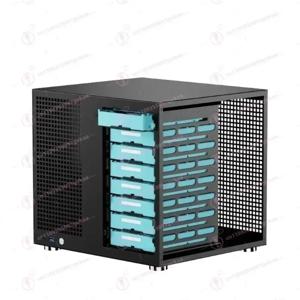 사지타리우스 8베이 NAS 섀시, ATX 전원 공급 장치, MATX 마더보드, 풀하이트 PCIE, 21.8L