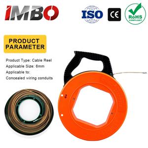 전기기사용 와이어 풀러, 보관형 릴 포함, 어두운 파이프, 벽 및 케이블 관통용, 네트 및 전선용 케이블 인입 도구