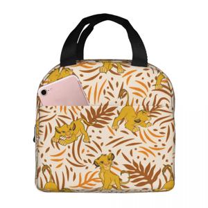 맞춤형 리온스 애니메이션 킹스 점심 가방 여성용 쿨러 보온 보냉 도시락 가방 학생용