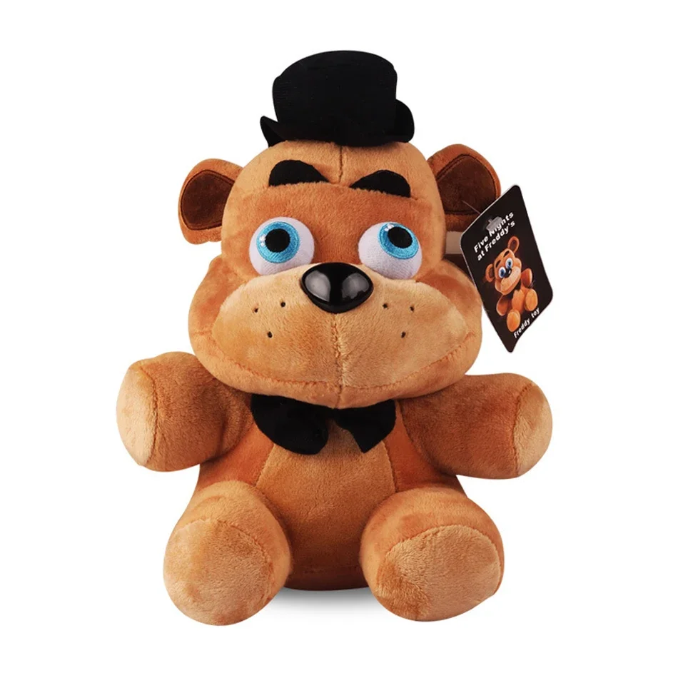 18CM FNAF 2026 프레디 플러시 장난감 봉제인형 곰 토끼 게임 캐릭터 어린이 생일 크리스마스 선물 부드러운 봉제인형