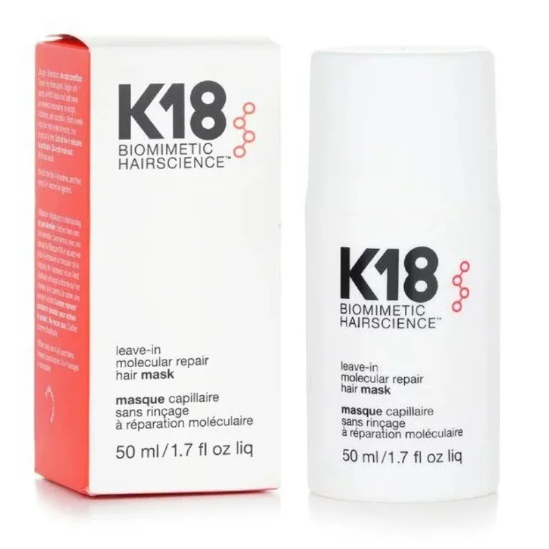 오리지널 K18 리브인 분자 복구 헤어 마스크 딥 컨디셔닝 케라틴 트리트먼트 모발 유연 및 건강 관리