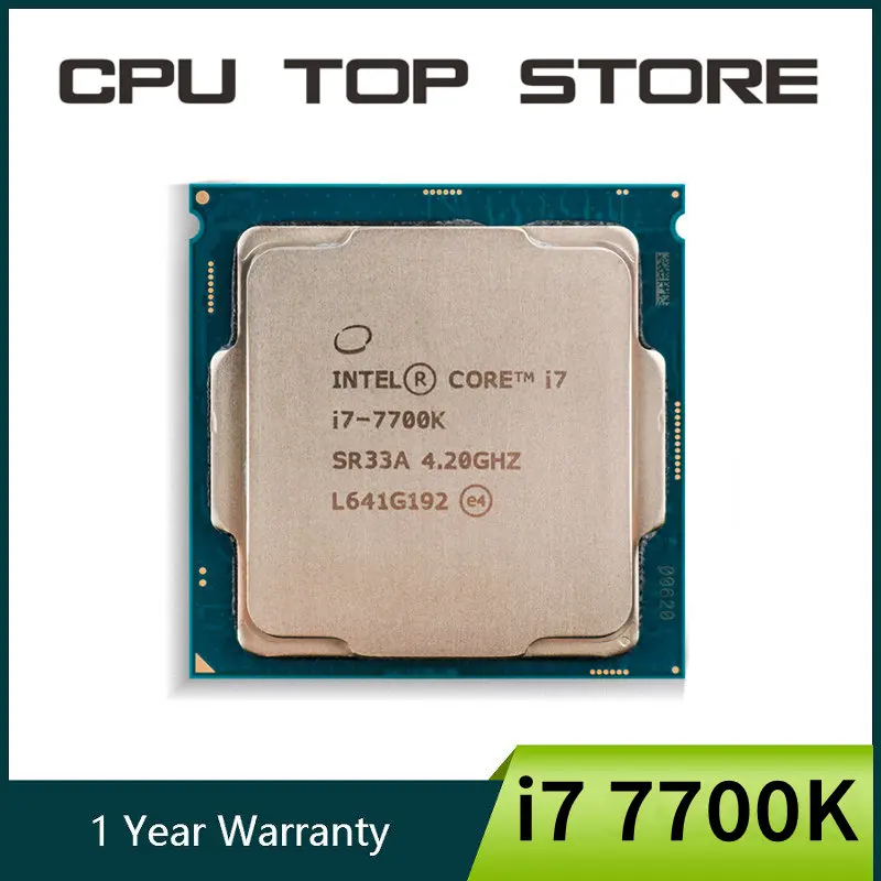 Intel Core i7 7700K 4.2GHz 쿼드 코어 8스레드 8M 91W CPU 프로세서 LGA 1151