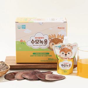 바이플레이 어린이 수모녹용 80mlx40포 키성장 퓨레 어린이주스