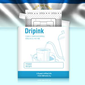 드リ프팅 핑크 니카라과 10g X 50봉 드립백 커피 티백 다크 초코 라임 땅콩 커피 음료