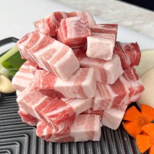 돼지고기 삼겹살 한입 삼겹 500g 암돼지 바라던