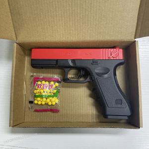 소프트 총알 에어소프트 권총 매뉴얼 G17 장난감 총 하부 탄창 레이저 포함 야외 스포츠 CS 게임 무기 어린이 및 성인용 선물