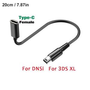 USB C 충전기 케이블 코드 와이어 유형 C NDSI 3DS 2DS XL/LL New 3DSXL/3DSLL 2dsxl 2dsll 전력선