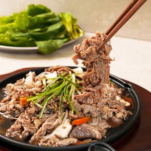 [소노정] 국내산 등심불고기 500g x 1팩, 양념 소불고기 뚝배기불고기