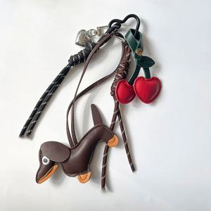 닥스훈트 가방 체인 여성 가방 장식 가방 참 핸드백 액세서리 패션 가방 끈 걸이 핸드백 펜던트