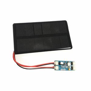 미니 6V 210MA 1.25W 단결정 실리콘 태양광 패널 및 CN3065 태양광 충전기 휴대폰 충전