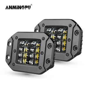 5인치 40W 매립형 지프 랭글러 자동차 트럭 오프로드 스팟 빔 렌즈 LED 포드 드라이빙 안개등 12V 24V