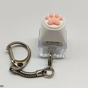 귀여운 고양이 발톱 키체인 열쇠고리 손가락 끝 압력 해소 장난감 키캡 테스터 백팩 펜던트 축제 커플 선물