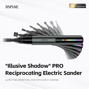 DSPIAE ES-A PRO 전동 샌더 업그레이드된 일루시브 섀도우 건담 모델 조립 연마 도구