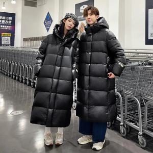 캐나다 패션 여성 겨울 다운 재킷 남성용 화이트 구스 다운 코트 재킷 파카 여성 의류 후드 롱 패딩 HWY301