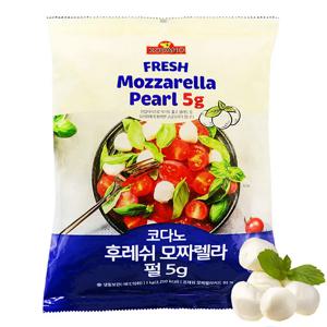 코다노 후레쉬 모짜 펄치즈 1kg (1개 5g) 2개 세트 우유과일 치즈 식품