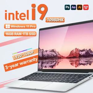 윈도우 11 프로 노트북 인텔 코어 i9-10980HK 16GB 램 1TB SSD 오피스 게이머 스터디 노트북 컴퓨터 PC