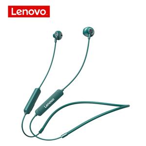 Lenovo SH1 무선 이어폰 Bluetooth 5.0 넥밴드 헤드폰 HIFI 사운드 스포츠 마그네틱 헤드셋 IPX5 방수 이어버드(마이크 포함)