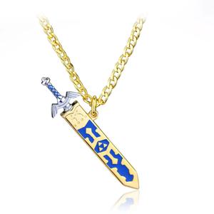 게임 주변기기 젤다의 전설 Skyward Sword Llavero Colgante Collar para Hombre 게임 팬 목걸이