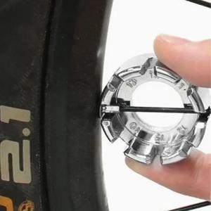 1/2PCS Bikersay 자전거 림 렌치 8방향 미니 스포크 장력 조절기 스패너(휠 액슬 수리용)