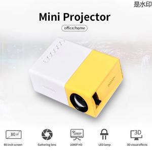 YG300 미니 프로젝터 휴대용 프로젝터 Wifi 스마트 1280 720P 풀 HD 오피스 홈 시어터 비디오 미니 프로젝터 모바일 프로젝션