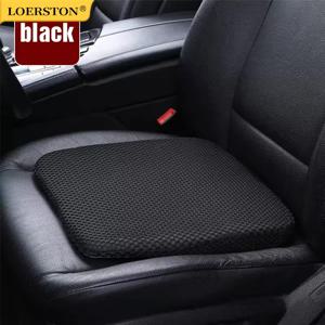 자동차 시트 부스터 쿠션 허니콤 메모리 폼 자동차 시트 쿠션 간편한 통기성 3D 메쉬 두꺼운 장시간 착석용 시트 쿠션