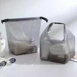 투명 방수 세면 용품 가방 고가치 메이크업 가방 다목적 휴대용 핸드 헬드 대용량 확장형 수영 가방