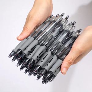 13/30pcs 개폐식 젤 펜 세트 검정/빨간색/파란색 잉크 볼펜 쓰기 리필 사무용품 학교 용품 문구