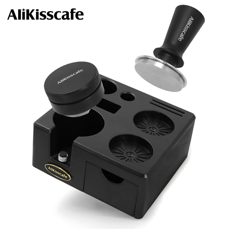 커피 탬핑 스테이션 51mm 54mm 58mm Portafialter 홀더 스탠드 매트 Delonghi Breville E61 에스프레소 액세서리 바리스타 도구