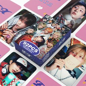 한국 스타즈 P1하모니 앨범 컬렉션 포토카드 스타 스티커 LOMO HD 프린트 포토카드 스티커 92종