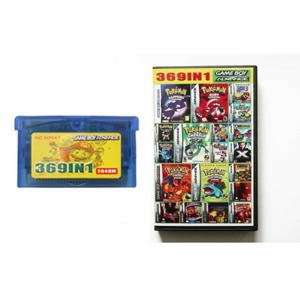 레트로 369 in 1 GBA 게임 카트리지 32비트 멀티 컬렉션 영어 버전 (GBA SP용)
