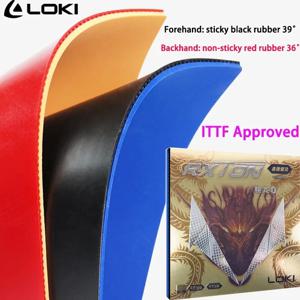 LOKI RXTON 1 트레인 테이블 테니스 러버 입문용 핑퐁 러버 시트 핑퐁 오버레이 레크리에이션 초보자 훈련용