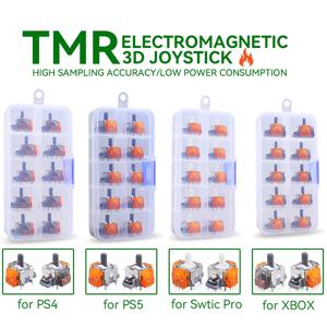 PS5/PS4 컨트롤러용 10팩 TMR 효과 조이스틱 교체품, Xbox Series X/S용 고샘플링 정밀도 저전력 소모 3D 아날로그 조이스틱 센서 모듈 수리 부품