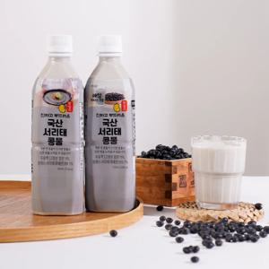 참살이 진하고 부드러운 국산서리태콩물 500ml 3병