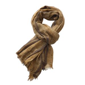 가을 겨울 남성 스카프 코튼 린넨 스트라이프 스카프 따뜻한 Neckerchief Pashmina 캐주얼 남성 액세서리 Bufandas Shawls