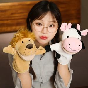 손가락 인형 만화 플러시 장난감 파티 용품 가족 모임 좋아하는 장난감