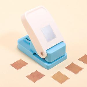 직사각형 우표 펀치 레버 액션 펀처, 종이 공예, 스크랩북킹, DIY 프로젝트, 예술 공예 용품, 스크랩북 용품