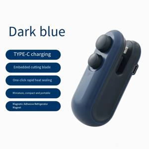 미니 씰링 기계 USB 충전식 열 실러 보관 가방 플라스틱 패키지 식품 실러 클립 가방 휴대용 식품 열 실러