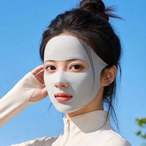 GTUBIKE 자외선 차단 마스크 여름 UV 보호 페이스 키니 아이스 실크 마스크 야외 풀 페이스 골프 사이클링 스포츠 마스크
