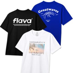 플라바 빅사이즈/반팔티/커플/티셔츠/남성/여성/S~4XL/JY