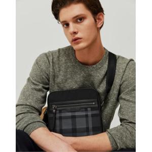 25FW 크로스백TAUNTON톤턴 블랙 닥스 헤리티지 체크패턴 DBBA5FE01BK