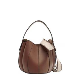 자라 가방 여성 톱스티칭 크로스바디 스트랩 레더 숄더백 버킷백 물통형 호보백 브라운 블랙