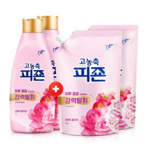 고농축섬유유연제 오리지널 1Lx2개 +1.6Lx2개