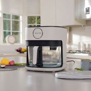 마이어 글라스 에어프라이어 5.2L+받침대+오븐장갑+실리콘패드(랜덤)+레시...