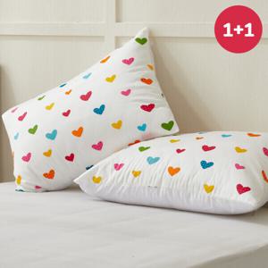 마샤홈 봄맞이 데일리 사계절 부드러운 알러지케어 베개커버 1+1 2장 1세트