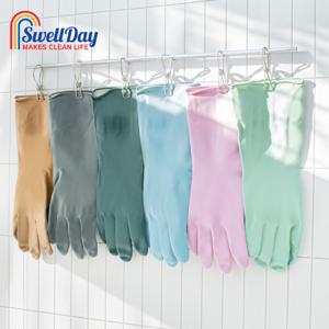 스웰데이 고무장갑 천연라텍스 5켤레