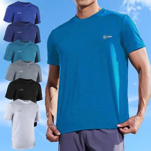 남자 여름 반팔 헬스 기능성 머슬핏 냉감 쿨 티셔츠 클론 작업복