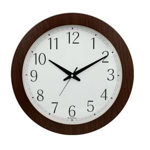 바이텐플러스 원목 무소음 벽시계 사무실 거실 교실 벽걸이 인테리어 판촉물 40cm 무료인쇄