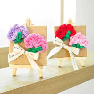 업사이클링 양말목 카네이션 액자 꽃 만들기 키트 어버이날 환경교육 카드포함 가이드영상 제공